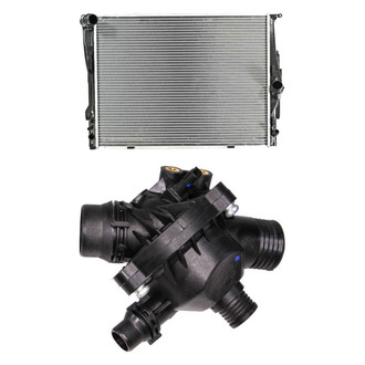Rein® - 2-Pc Engine Coolant Thermostat and Housing Assembly Kit