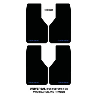 Rek Gen® - Trophy Sport Mud Flaps with Blue Logo