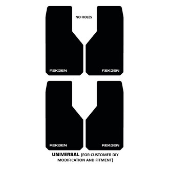 Rek Gen® - Trophy Sport Mud Flaps with White Logo