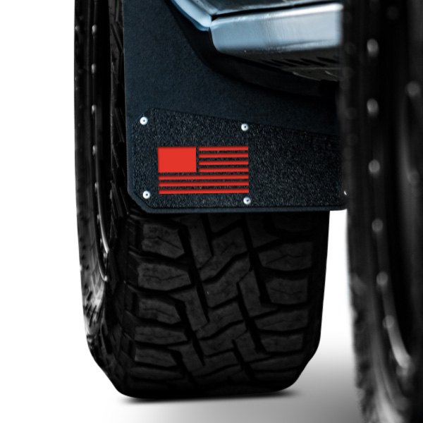  Rek Gen® - Merica Mud Flaps with Hot Rod Red Flag Logo