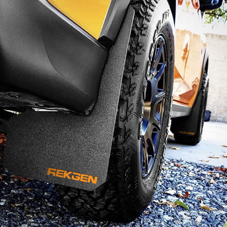 Rek Gen® - Sport Edition Mud Flaps with Orange Logo