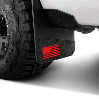 Rek Gen® - Merica Mud Flaps with Hot Rod Red Flag Logo