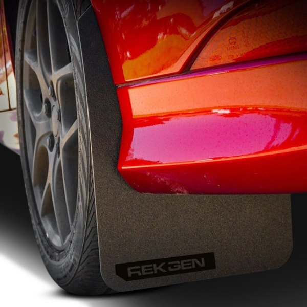  Rek Gen® - Rally Edition Custom Black Mud Flaps with Black Rek Gen Logo
