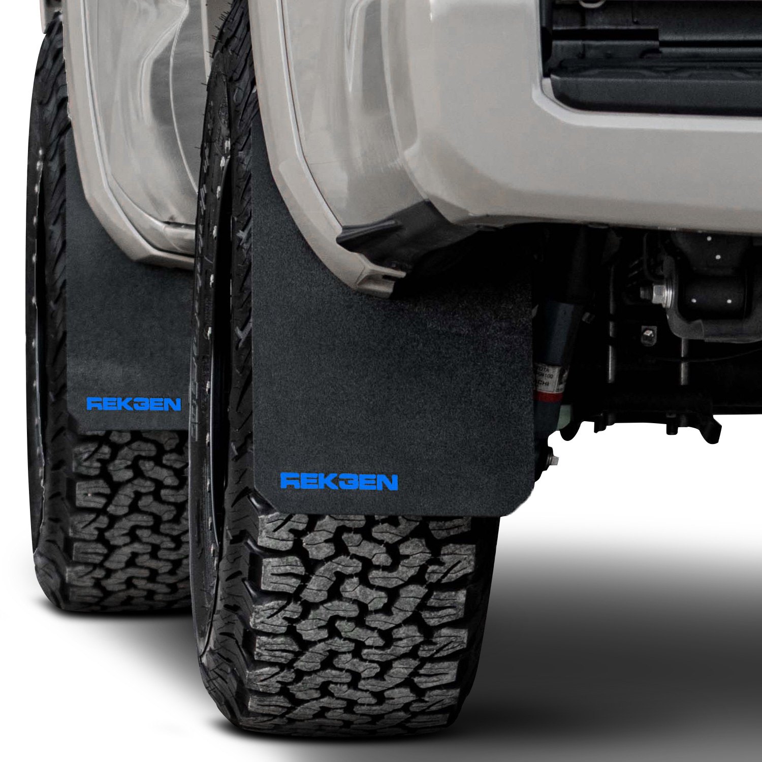 REK GEN® T1003WT Trophy Sport Mud Flaps with Race Blue Logo