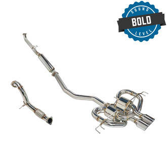 Remark® - Sports Touring Titanium Cat-Back Exhaust with Front Pipe