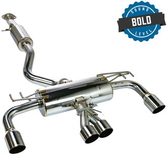 Remark® - Elite Spec Quad Tip Cat-Back Exhaust