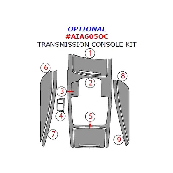 Remin® - Transmission Console Upgrade Kit (9 Pcs)