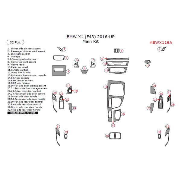 Remin® - Main Dash Kit (32 Pcs)