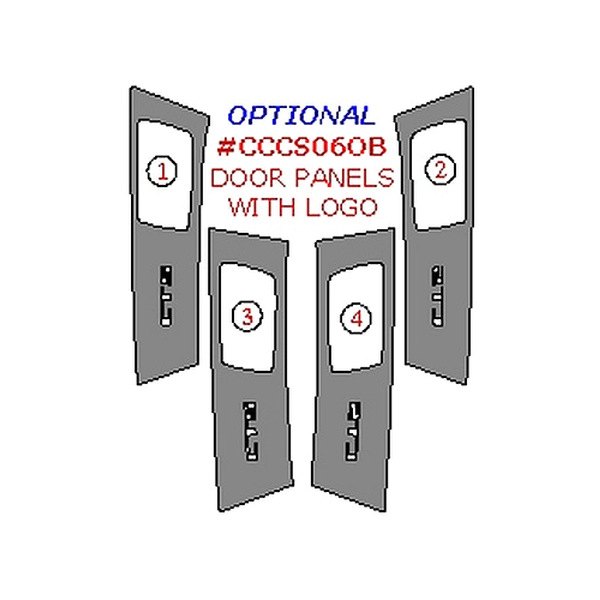 Remin® - Door Panels Upgrade Kit With Logo (4 Pcs)