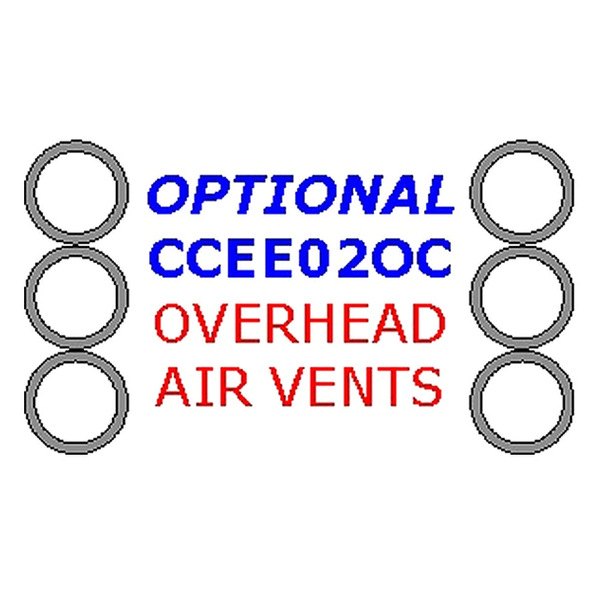 Remin® - Overhead Air Vents Upgrade Kit (6 Pcs)