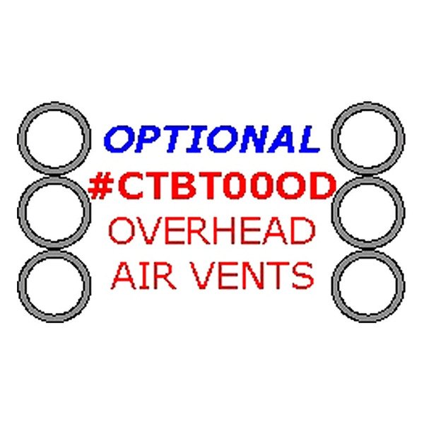 Remin® - Overhead Air Vents Upgrade Kit (6 Pcs)