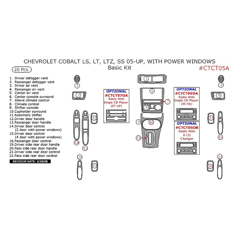2005 Chevy Cobalt Accessories & Parts CARiD