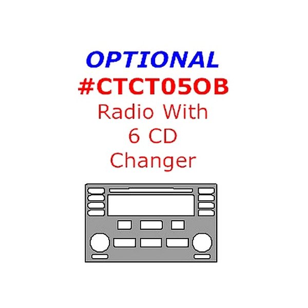 Remin® - Radio with 6 CD Changer Upgrade Trim (1 Pc)