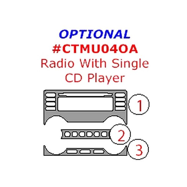 Remin® - Radio with Single CD Upgrade Kit (3 Pcs)