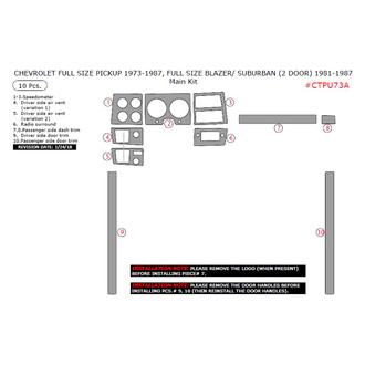 Remin® - Aluminum Dash Kit