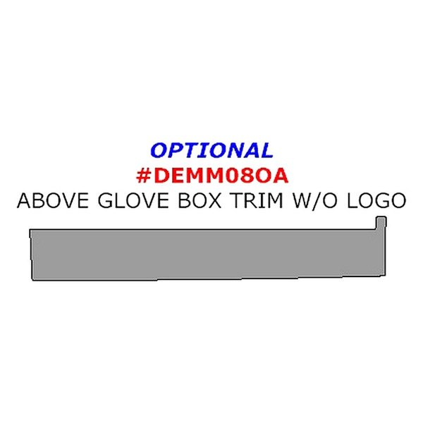 Remin® - Above Glove Box Upgrade Trim W/O Logo (1 Pc)