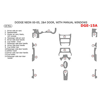 Remin® - Aluminum Dash Kit