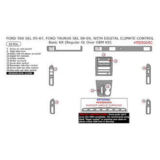 Remin® - Aluminum Dash Kit
