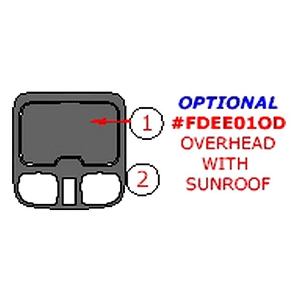 Remin® - Overhead Console Upgrade Kit (2 Pcs)