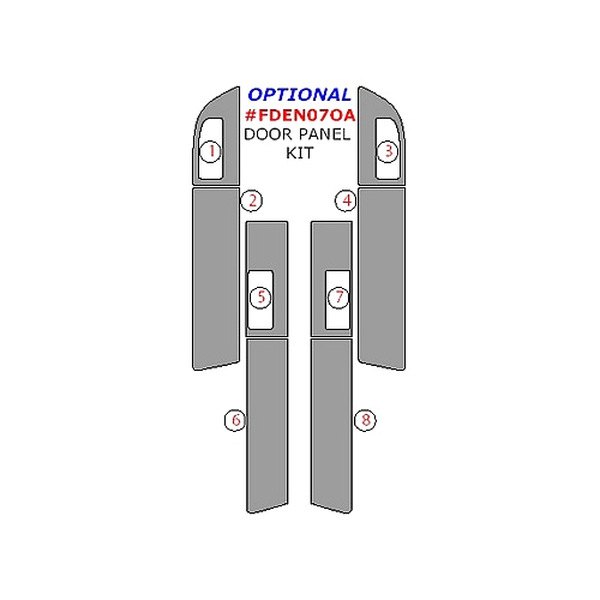 Remin® - Door Panels Upgrade Kit (8 Pcs)