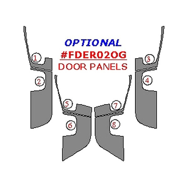 Remin® - Door Panels Upgrade Kit (8 Pcs)