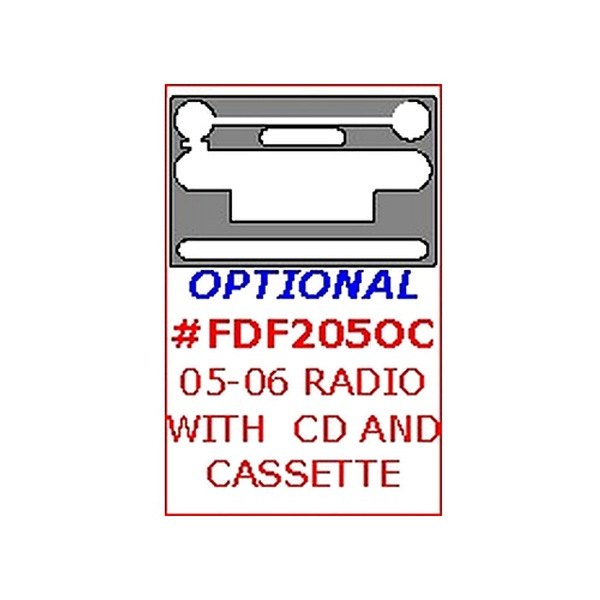 Remin® - Radio with CD and Cassette Upgrade Trim (1 Pc)
