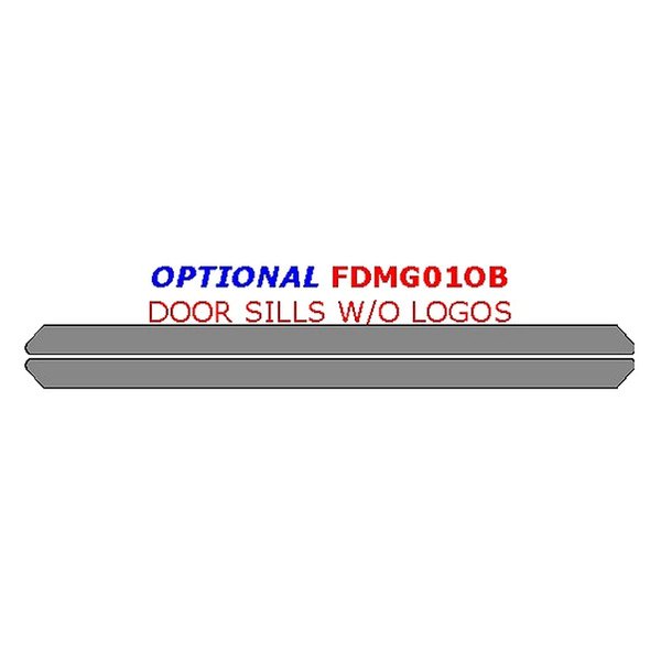 Remin® - Door Sills w/o Logos Upgrade Kit (2 Pcs)