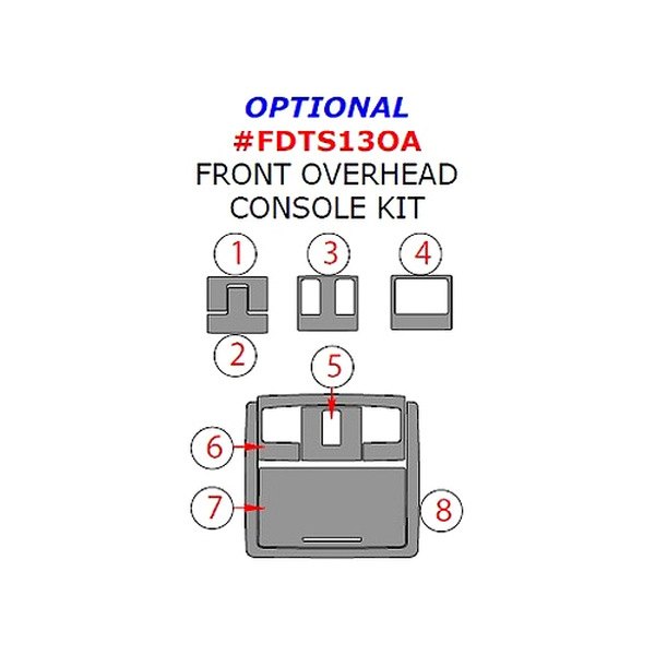 Remin® - Overhead Console Upgrade Kit (8 Pcs)