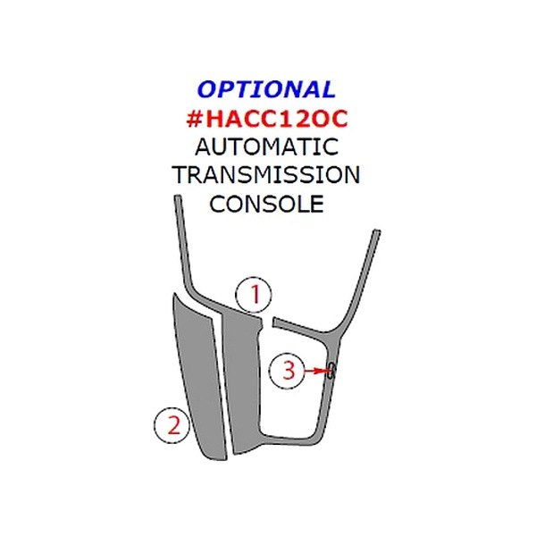 Remin® - Automatic Transmission Console Upgrade Kit (3 Pcs)