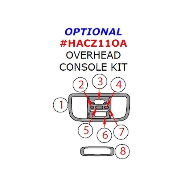 Remin® - Overhead Console Upgrade Kit (8 Pcs)