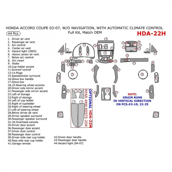 Remin® - Full Dash Kit (44 Pcs)