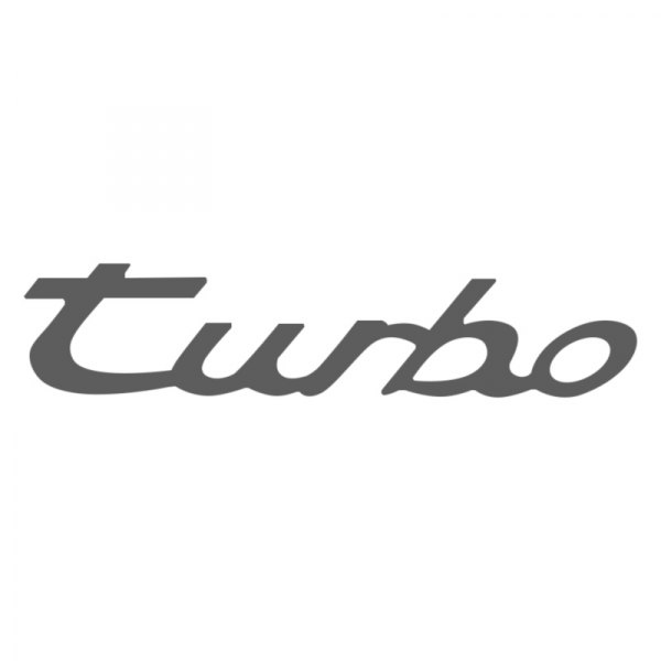 Remin® - Carrera TURBO Emblem Upgrade Trim (1 Pc)