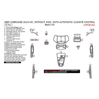 Remin® - Aluminum Dash Kit