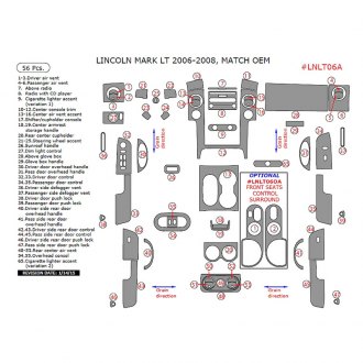 2006 lincoln mark lt dash outlet kit