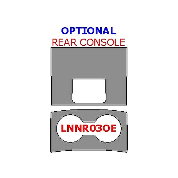 Remin® - Rear Console Trim Upgrade Kit (2 Pcs)
