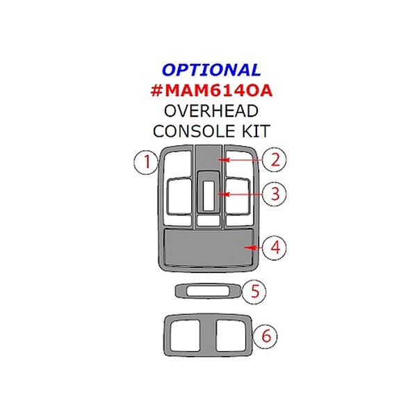 Remin® - Overhead Console Upgrade Kit (6 Pcs)