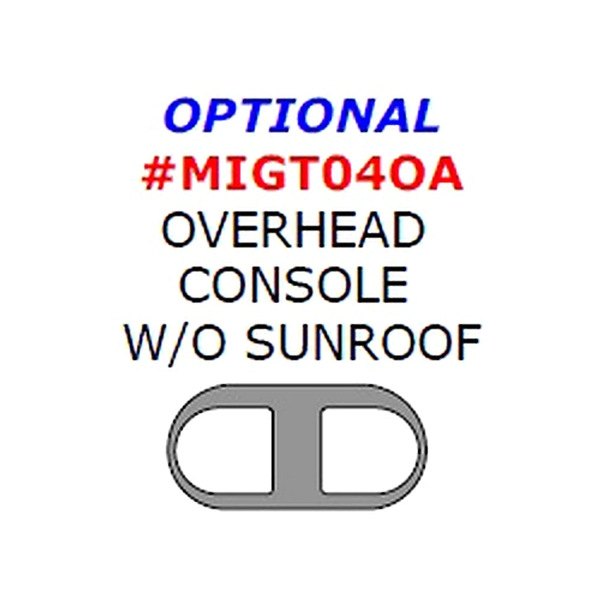 Remin® - Overhead Console Upgrade Trim (1 Pc)