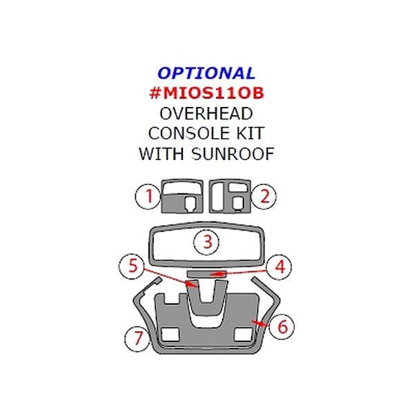 Remin® - Overhead Console Upgrade Kit (7 Pcs)