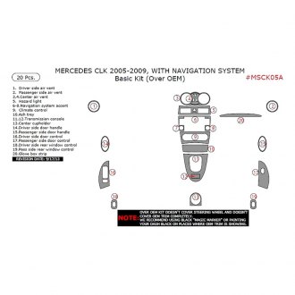 Mercedes clk interior store trim kit