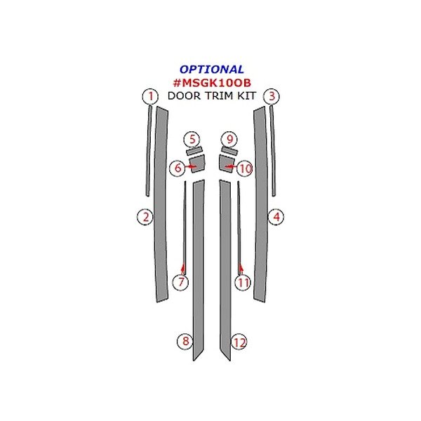 Remin® - Door Trim Upgrade Kit (12 Pcs)