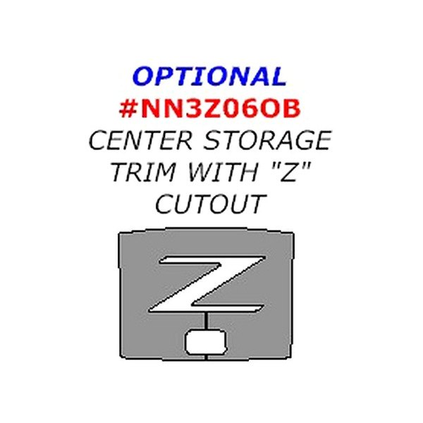 Remin® - Center Storage Upgrade Trim With "Z" Cutout (1 Pc)