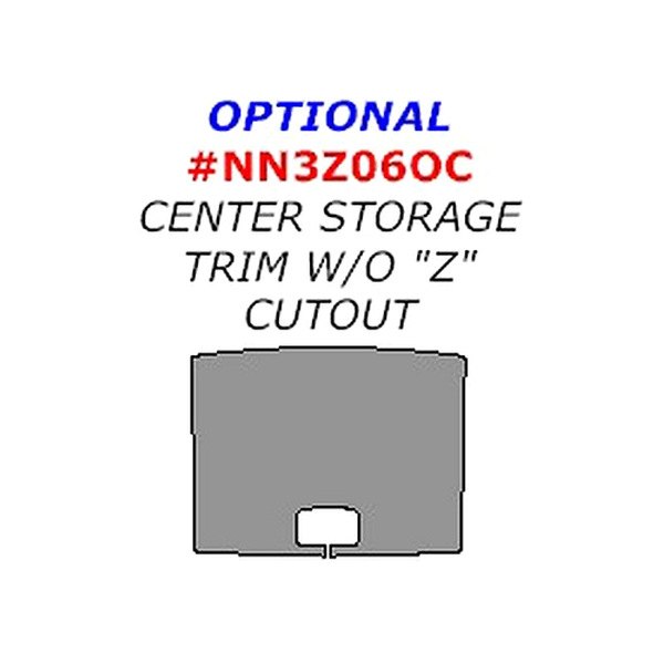 Remin® - Center Storage Upgrade Trim W/O "Z" Cutout (1 Pc)