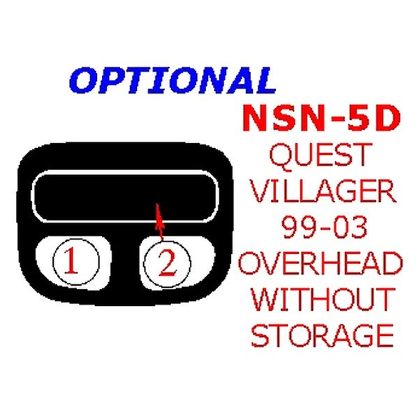 Remin® - Overhead Console Upgrade Kit (2 Pcs)