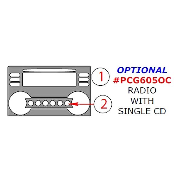 Remin® - Radio with Single CD Upgrade Kit (2 Pcs)