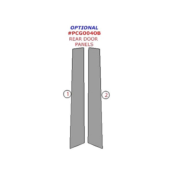 Remin® - Rear Door Panels Upgrade Kit (2 Pcs)