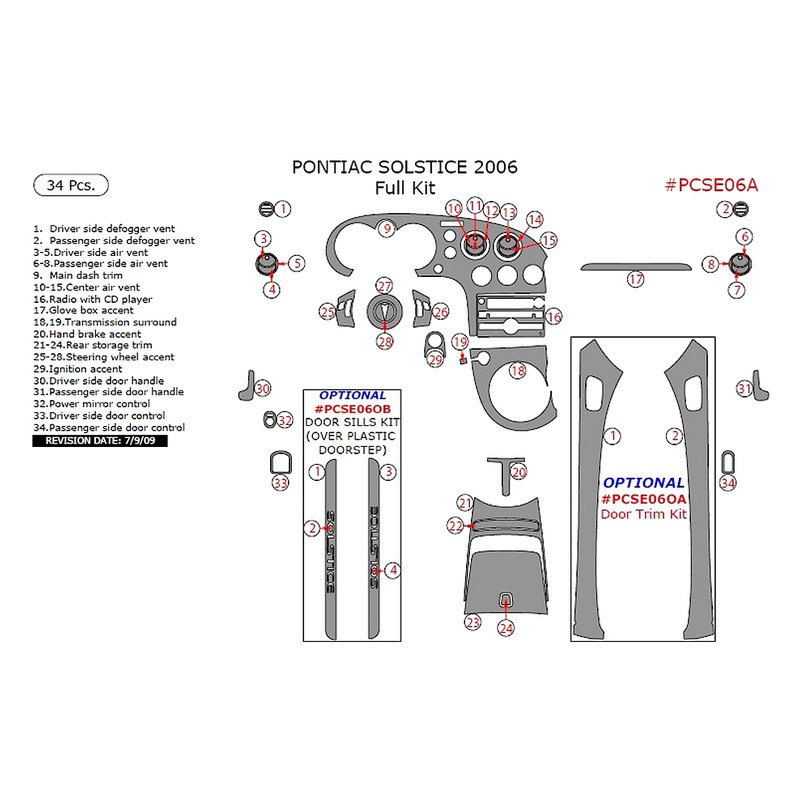 2006 Pontiac Solstice Accessories & Parts CARiD