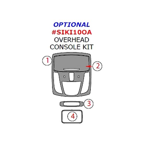 Remin® - Overhead Console Upgrade Kit (4 Pcs)