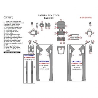 2007 Saturn Sky Accessories & Parts at CARiD.com