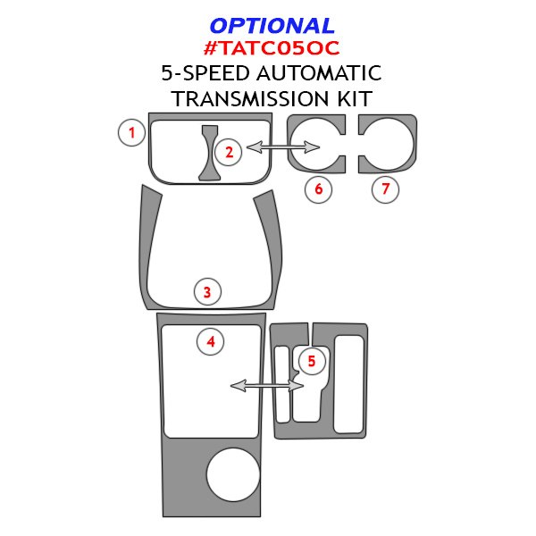 Remin® - 5-Speed Automatic Transmission Upgrade Kit (7 Pcs)