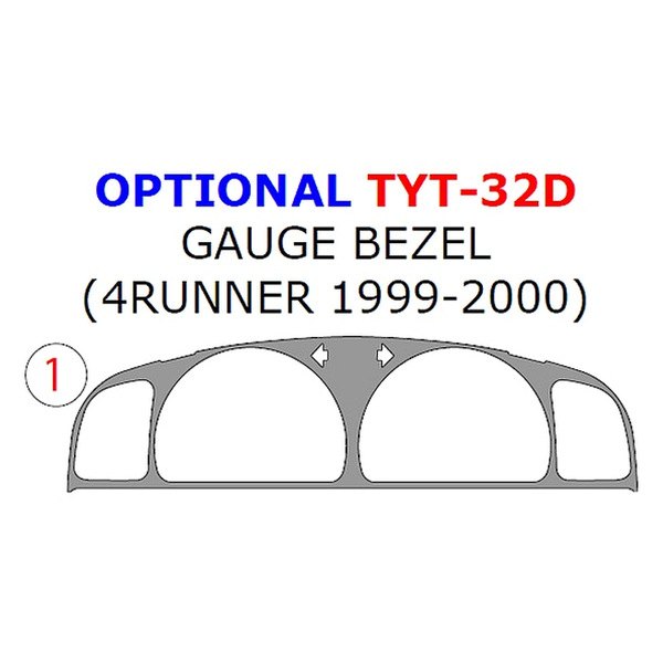 Remin® - Gauge Bezel Upgrade Trim (1 Pc)